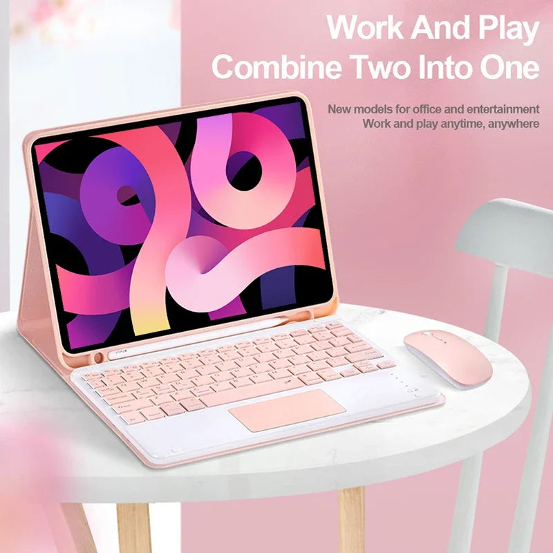 Bluetooth Keyboard For iPad 10th Generation Keyboard Case For iPad Pro Air 4 5 iPad Air 2 5 6th Air 3 Pro iPad 9/8/7th