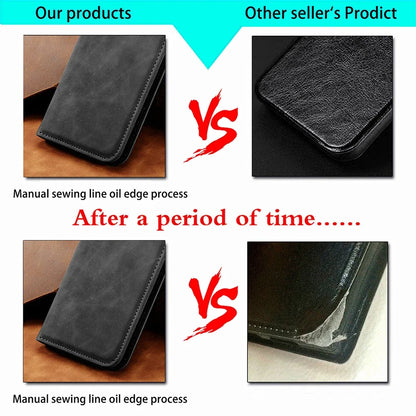 Luxury Strong Magnetic Case For iPhone Flip Wallet Phone Cover