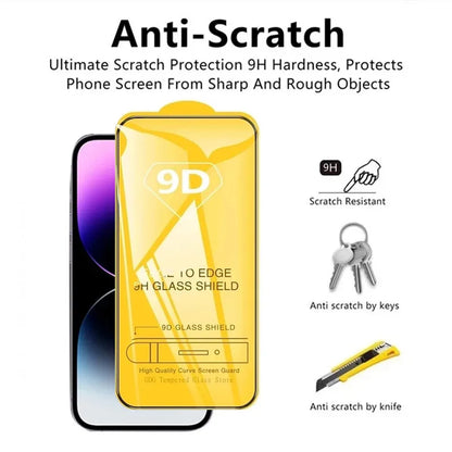 9D Screen Protector Tempered Glass For iPhone