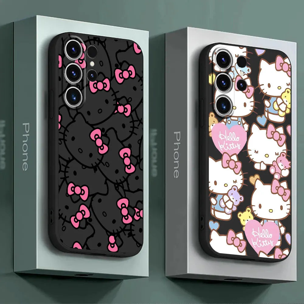 Hello Kitty Phone Case For Samsung Galaxy Soft Cover