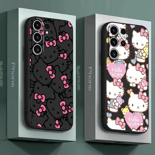 Hello Kitty Phone Case For Samsung Galaxy Soft Cover