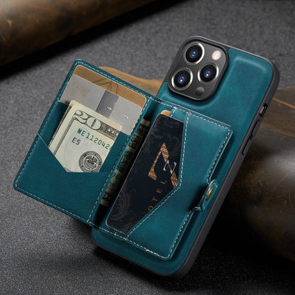 2 In1 Detachable Magnetic Leather Wallet Case For iPhone