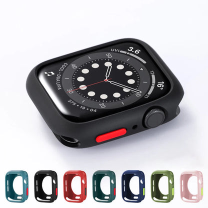 Candy Soft Silicone Case For Apple Watch Cover 9 8 7 6 Se 5 41mm 42mm 44mm 45mm