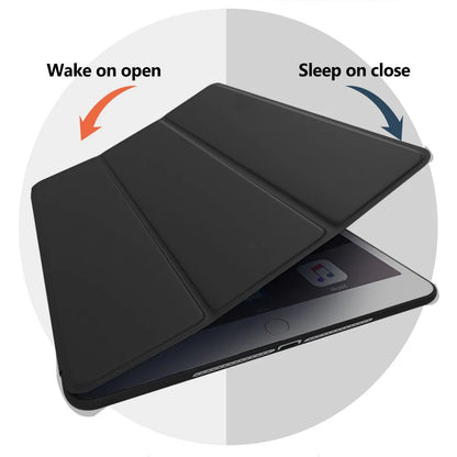 Magnetic PU Leather Smart  Shockproof Cover For iPad