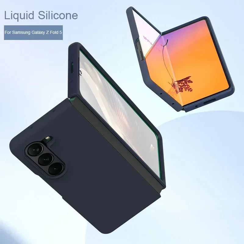 Liquid Silicone Case For Samsung Galaxy Z Fold