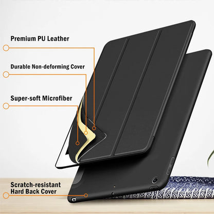 Magnetic PU Leather Smart  Shockproof Cover For iPad