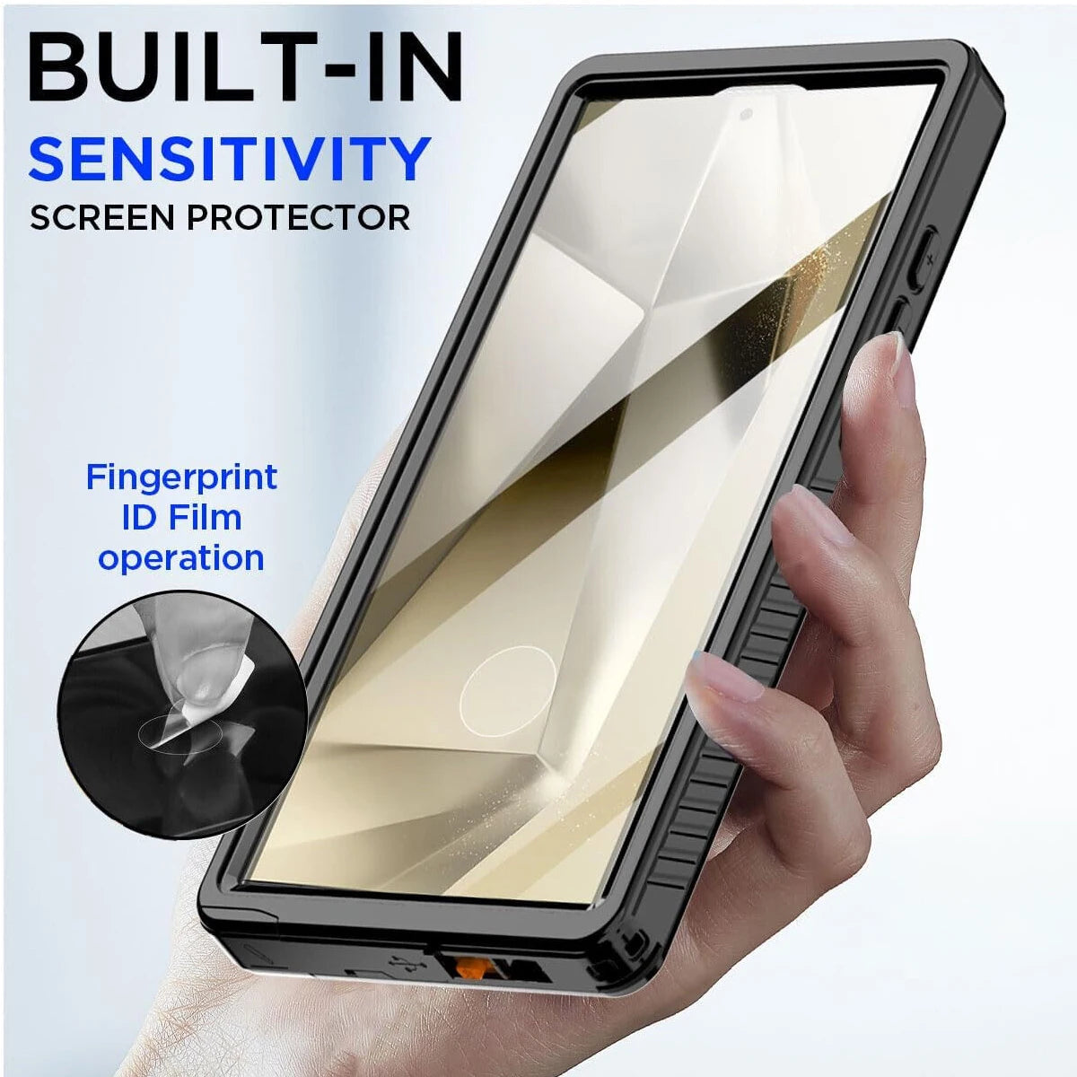 IP68 Waterproof Case For Samsung Metal Aluminum Swimming Phone Luxury Cover