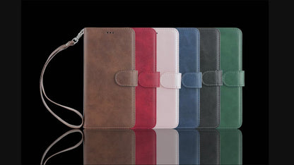 Magnetic Detachable Leather Wallet Case For Samsung