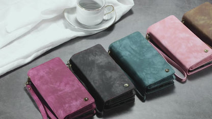 Luxury Flip Leather Wallet iPhone Case